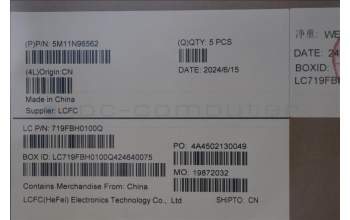 Lenovo 5M11N96562 C-Abdeckung mit Tastatur, Russisch, Schwarz