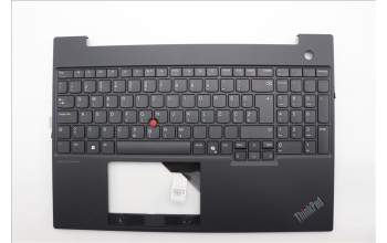 Lenovo 5M11N96568 C-Cover with keyboard, Slovenian, Black, UK