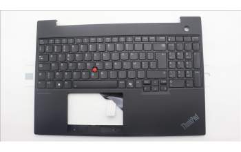 Lenovo 5M11N99114 C-Cover with keyboard, Belgian, Black, Backlight, UK
