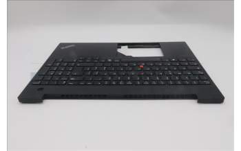Lenovo 5M11N99157 C-Cover with keyboard, Italian, Black, Backlight, UK
