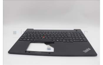 Lenovo 5M11N99165 C-Cover with keyboard, Norwegian, Black, Backlight, UK