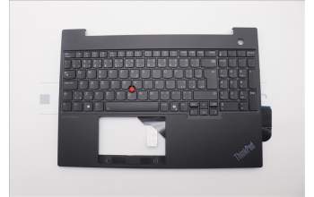 Lenovo 5M11N99181 C-Cover with keyboard, Czech Slovakian, Black, Backlight, UK