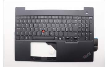 Lenovo 5M11N99186 C-Cover with keyboard,Slovenian,Black,Backlight