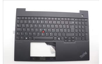Lenovo 5M11N99188 C-Cover with keyboard, Slovenian, Black, Backlight, UK
