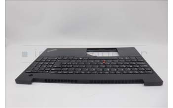 Lenovo 5M11N99206 C-Cover with keyboard, Switzerland, Black, Backlight, UK