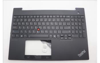 Lenovo 5M11N99223 C-Cover with keyboard,US English Euro,Black,Backlight