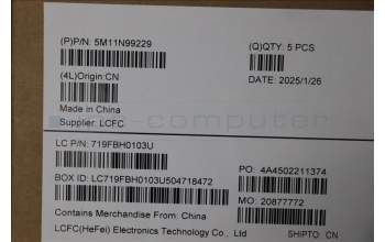 Lenovo 5M11N99229 C-Cover with keyboard, Icelandic, Black, Backlight, UK