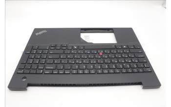 Lenovo 5M11N99287 C-Cover with keyboard, Ukraine, Black, Backlight, US