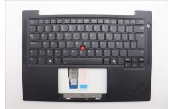 Lenovo 5M11N99326 C-Cover with keyboard, Brazil Portuguese, Black, Backlight, UK