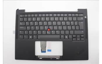 Lenovo 5M11N99469 C-Cover with keyboard, Norwegian, Black, Backlight, UK