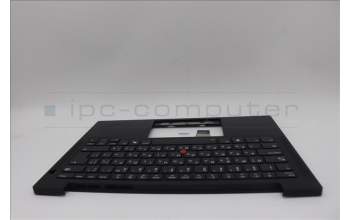 Lenovo 5M11N99558 C-Cover with keyboard, Bulgarian, Black, Backlight, WWAN, UK