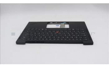 Lenovo 5M11N99633 C-Cover with keyboard, Norwegian, Black, Backlight, WWAN, UK