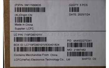 Lenovo 5M11N99635 MECH_ASM BL KB BK WW NORDIC TRI