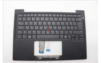 Lenovo 5M11N99646 C-Cover with keyboard, Slovenian, Black, Backlight, WWAN, UK