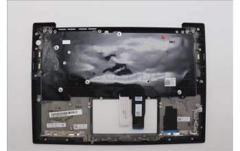 Lenovo 5M11N99682 C-Cover with keyboard, Ukraine, Black, Backlight, WWAN, US