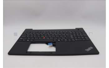 Lenovo 5M11N99744 C-Cover with keyboard, Arabic, Black, US