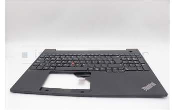 Lenovo 5M11N99753 C-Cover with keyboard, Spanish, Black, UK