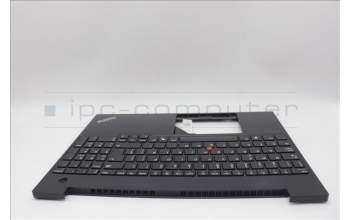 Lenovo 5M11N99753 C-Cover with keyboard, Spanish, Black, UK