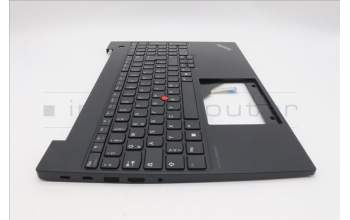 Lenovo 5M11N99758 C-Cover with keyboard, German, Black, UK