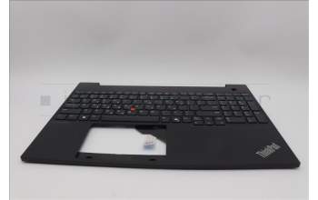 Lenovo 5M11N99762 C-Cover with keyboard, Greek, Black, US