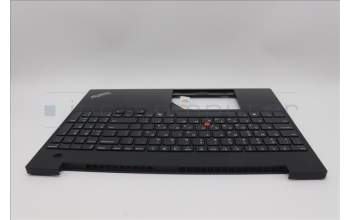 Lenovo 5M11N99762 C-Cover with keyboard, Greek, Black, US