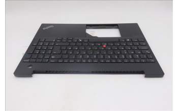 Lenovo 5M11N99773 C-Cover with keyboard, Norwegian, Black, UK