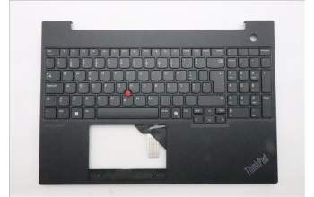 Lenovo 5M11N99776 C-Cover with keyboard, Portuguese, Black, UK