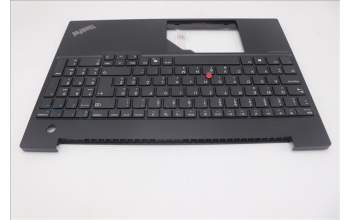 Lenovo 5M11N99786 C-Cover with keyboard, Slovenian, Black, UK
