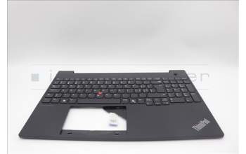 Lenovo 5M11N99795 C-Cover with keyboard, Switzerland, Black, UK