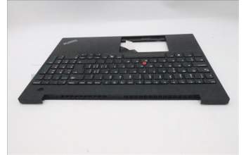 Lenovo 5M11N99796 C-Cover with keyboard, Switzerland, Black, UK