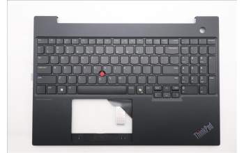 Lenovo 5M11N99803 C-Cover with keyboard, US English Euro, Black, US