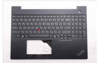 Lenovo 5M11N99837 C-Cover with keyboard, Ukraine, Black, US