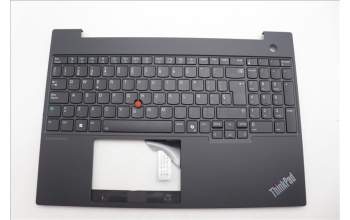 Lenovo 5M11N99855 C-Cover with keyboard, Spanish, Black, Backlight, UK