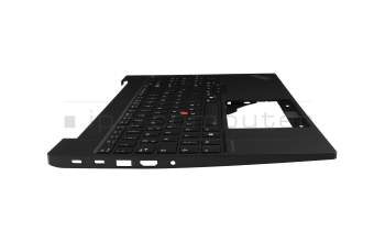 5M11N99862 Original Lenovo Tastatur inkl. Topcase DE (deutsch) schwarz/schwarz mit Backlight und Mouse-Stick