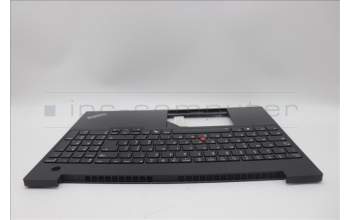 Lenovo 5M11N99873 C-Cover with keyboard, Italian, Black, Backlight, UK