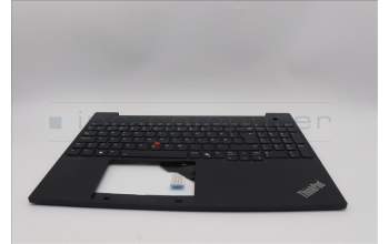 Lenovo 5M11N99876 C-Cover with keyboard, Norwegian, Black, Backlight, UK
