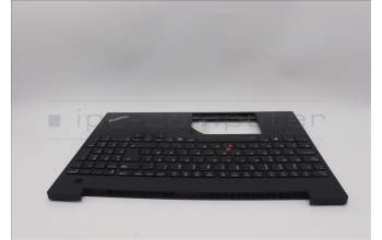 Lenovo 5M11N99876 C-Cover with keyboard, Norwegian, Black, Backlight, UK