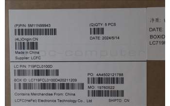 Lenovo 5M11N99943 MECH_ASM FRU ENG (SRX) US BK