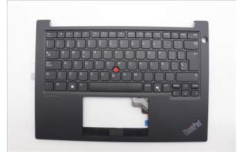 Lenovo 5M11N99963 C-Cover with keyboard, Spanish, Black, UK