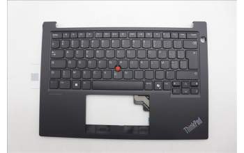Lenovo 5M11N99967 C-Cover with keyboard, French, Black, US
