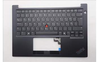 Lenovo 5M11N99989 C-Cover with keyboard,Norwegian,Black