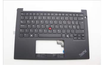 Lenovo 5M11N99991 C-Cover with keyboard, Norwegian, Black, UK
