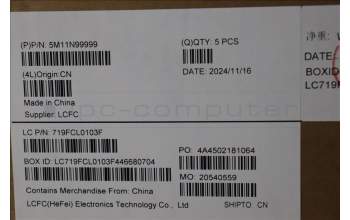 Lenovo 5M11N99999 C-Cover with keyboard, Russian, Black, US