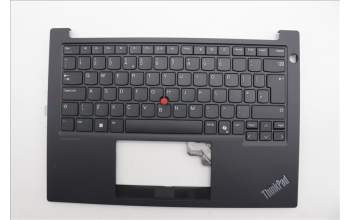 Lenovo 5M11P00027 C-Cover with keyboard, UK English, Black, UK
