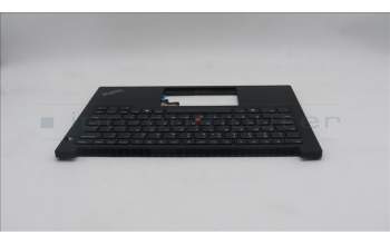 Lenovo 5M11P00029 C-Cover with keyboard, US English Euro, Black, US