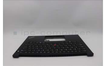 Lenovo 5M11P32335 C-Cover with keyboard, Spanish, Black, Backlight, UK