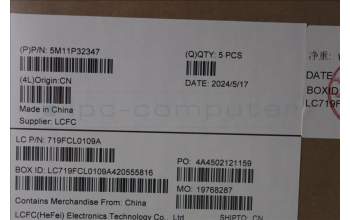 Lenovo 5M11P32347 MECH_ASM FRU FRA BL (SRX) UK BK