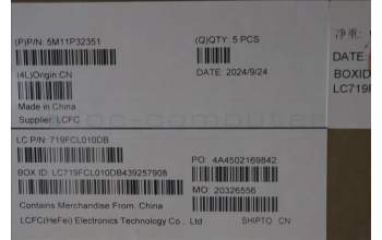 Lenovo 5M11P32351 MECH_ASM FRU GER BL (CHY) UK BK