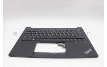 Lenovo 5M11P32395 C-Cover with keyboard, Norwegian, Black, Backlight, UK