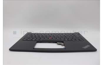 Lenovo 5M11P32420 C-Cover with keyboard, Czech Slovakian, Black, Backlight, UK